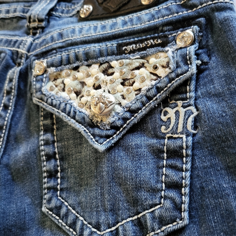 Miss Me Jeans Bootcut size 25x34(0L) Dark blue